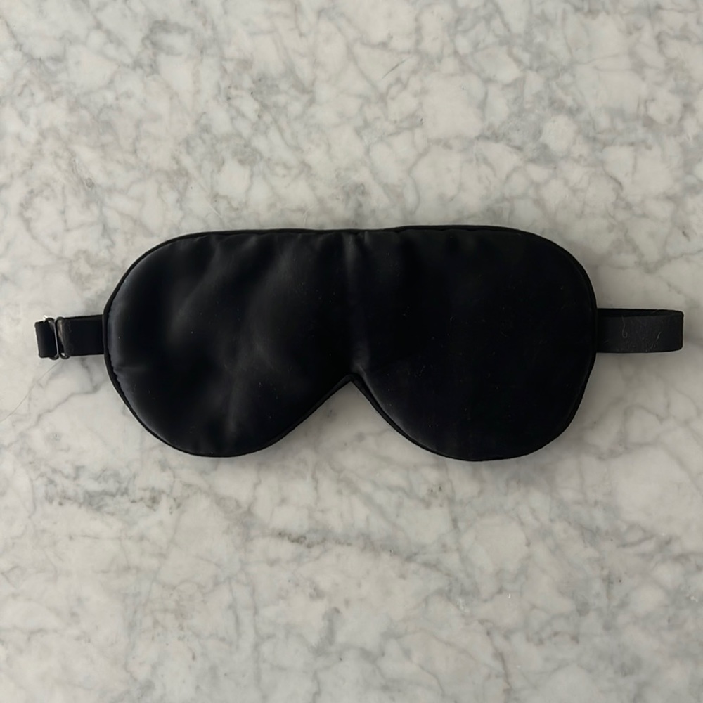🧡 Alaska Bear Mulberry Silk Sleep Eye Mask Black